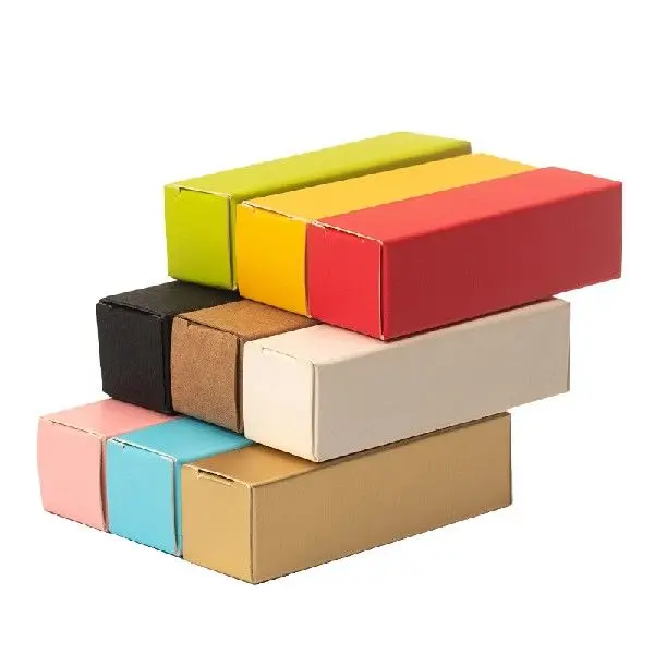 

100pcs Wholesale new handmade lip balm packaging box kraft box lipstick box small box white box black box