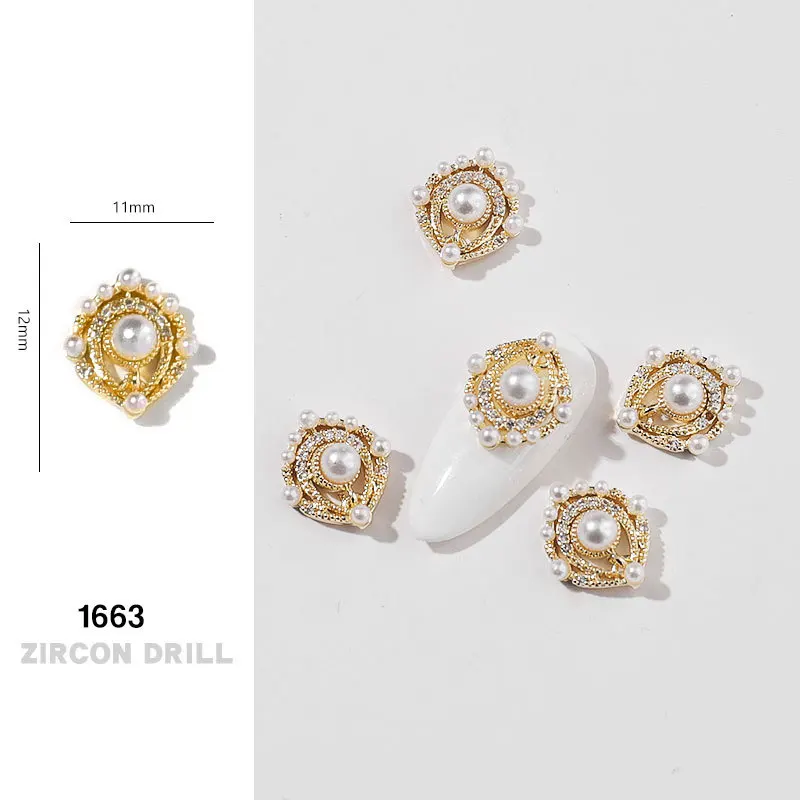 

10pcs/lot 3D Baroque Angel Cupid Bow Alloy Nail Art Zircon Crystal Metal Manicure Nails Accesorios Supplies Decorations Charms