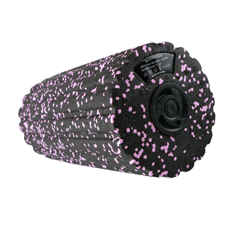 

Yoga Muscle Vibrating 4-speed Trigger Exercise Massage Roll Stick Pilates Block Roller Electric Fitness Rechargeable Foam Relax