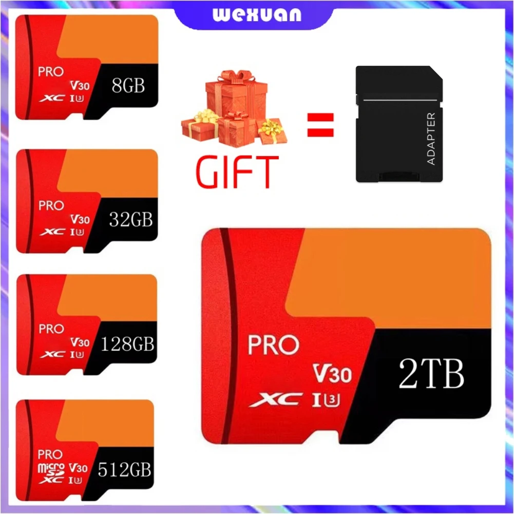 Xiaomi SD Card Memory Card SD Flash Cards High Speed 256GB 64GB 32GB 512GB For Phone Camera Cartao De Memoria Mini SD Card