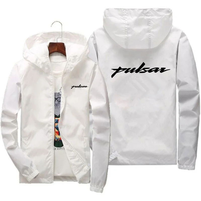 Новинка 2024 модные мужские куртки повседневные мотоциклетные пальто с капюшоном