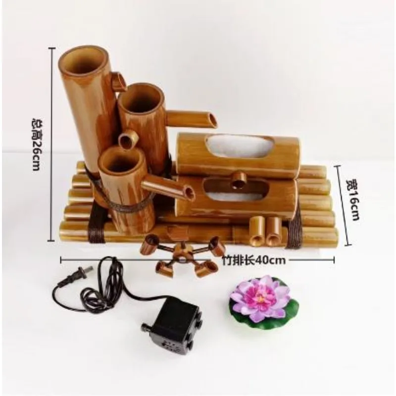 Бамбуковая трубка для очистки воды аквариум камень лоток рыбного хозяйства