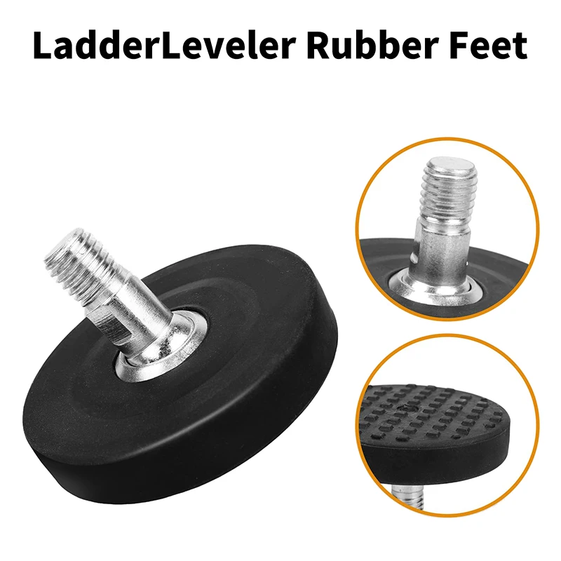 Сменные резиновые ножки с нескользящей резьбой для выравнивателей лестниц типа I