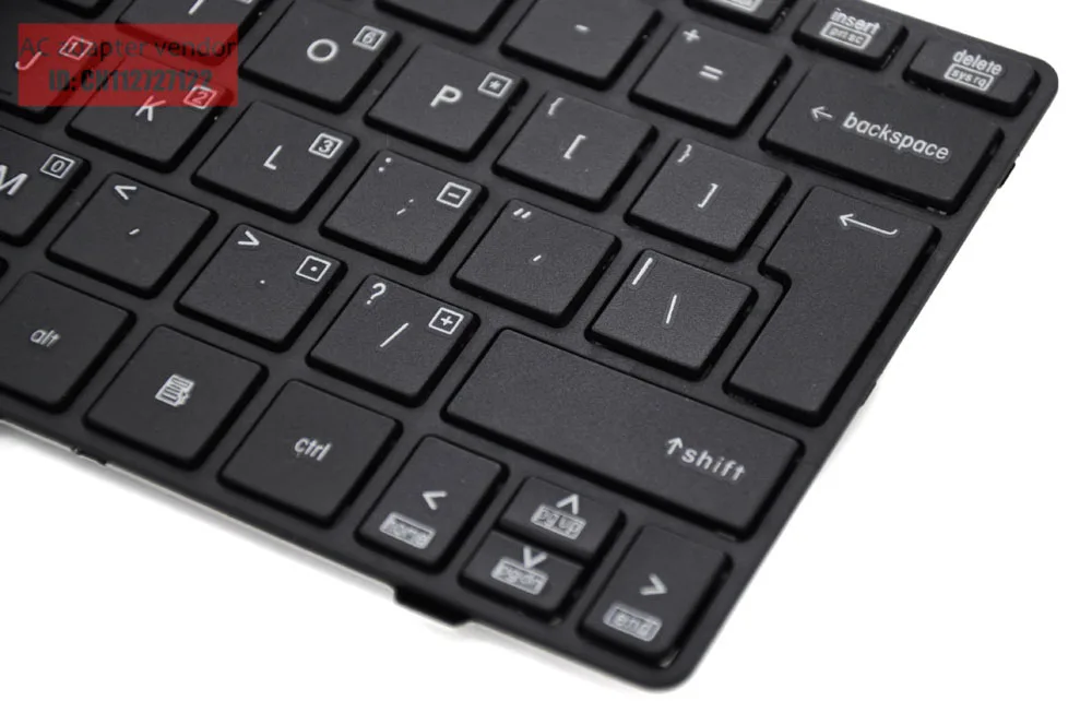 Новая замена для ноутбука HP EliteBook 2560 2560p 2570 2570p Клавиатура с черной рамкой UK -