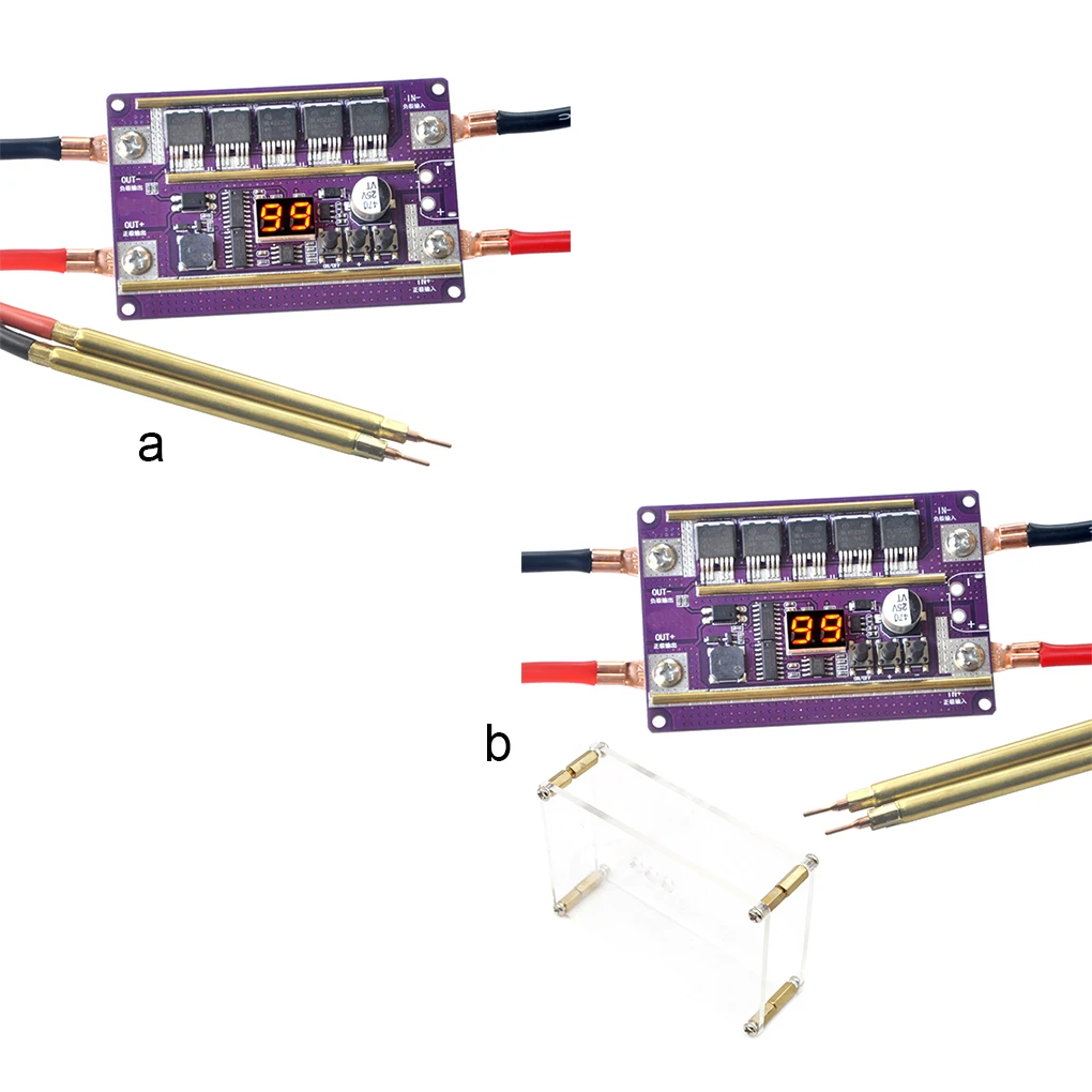 

12V Portable Spot Welder DIY Set 99 Gears with Quick Release Pen Lithium Battery Welding Machine Equipment Without Cover
