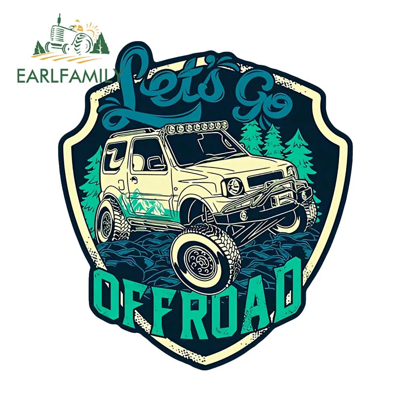 

EARLFAMILY 13 см × 11,9 см внедорожные крутые автомобильные наклейки забавные граффити дизайн наклейки идеальные автомобильные аксессуары Para Auto
