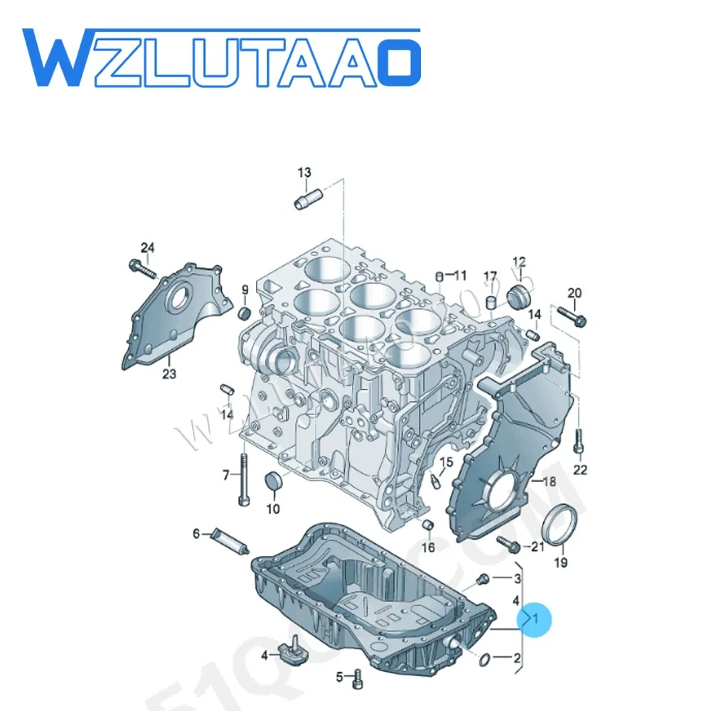 03H103601J Масляный поддон двигателя для Passat CC 3.6L 2009-2012 Passat 3.2L3.6L 2006-2011 03H103601A (art.: 3920cfb4e149b) - 3920cfb4e149b