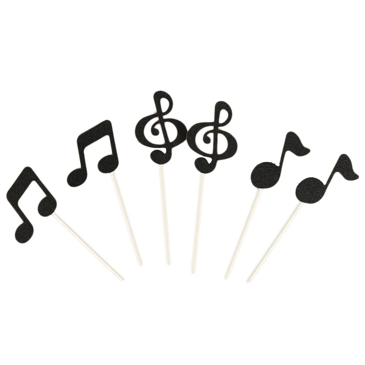 

18 PCS Cupcake Ornaments Music Confetti Cake Pick Food Decorative Cake Picks Music Notes Cupcake Pick Man