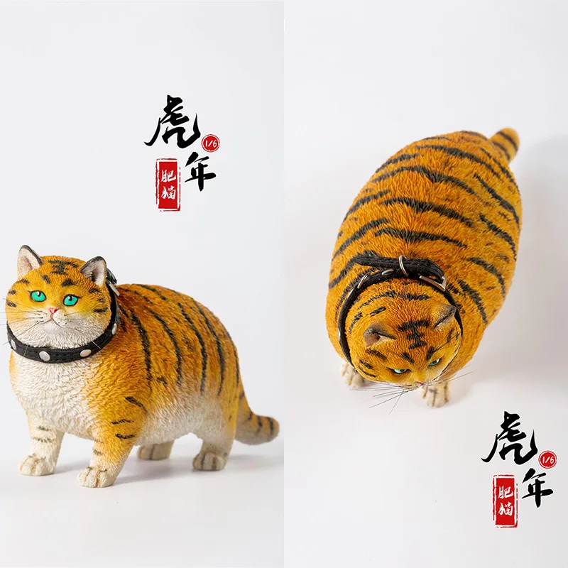 

In Stock JXK 1/6 JXK104 Yellow Fat Cat Pet Static Model Hand Do Ornaments for 12 Inch Action Figure Doll