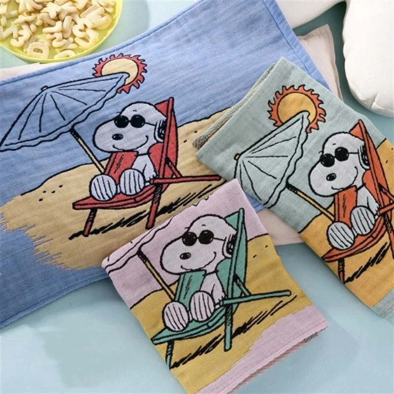 Handkerchief Soft Absorbent Gauze Towel Square Cotton Kids Feeding Bibs Burp Cloths