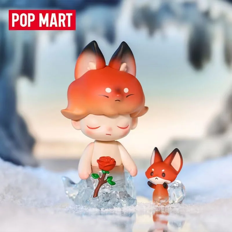 

POP MART Dimoo Glacier Elevator Limit Cute 8.8cm Pvc Kawaii Doll Action Figure Toy Surprise Birthdat Model Toys Mystery Box