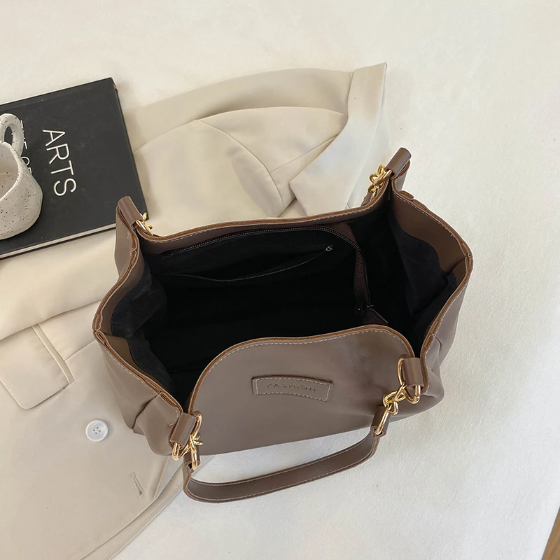 Большая сумка-шоппер из искусственной кожи для женщин винтажный дизайнерский