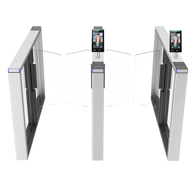 Высококачественная вращающаяся дверь из алюминиевого сплава с распознаванием