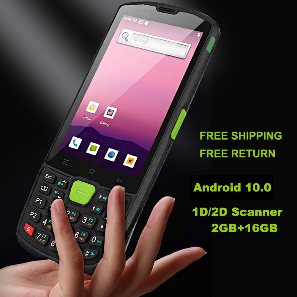 

Android 10 PDA Rugged Handheld Terminal PDA Data Collector Honeywell 1D 2D QR Barcode Scanner Inventory Wireless 4G GPS POS PDA