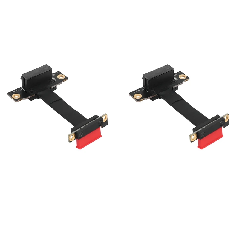 

2X PCIE X1 кабель подъема двойной 90 градусов прямоугольный Pcie 3,0 X1 до X1 Удлинительный кабель 8 Гбит/с PCI Express 1X карта подъема
