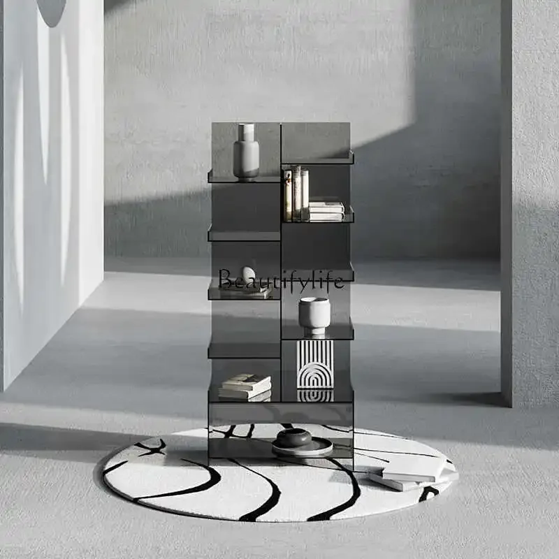 Wabi Sansan акриловая напольная полка многослойный книжный шкаф декоративная