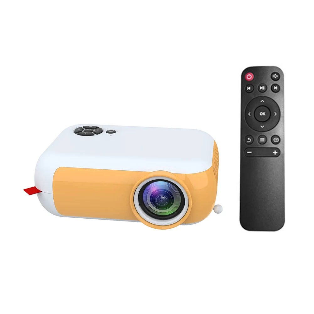 

1080P HD Mini Video Player 2 Inch LCD Screen Portable Projector Media Player HDMI-compatible Video Projector with Remote Control
