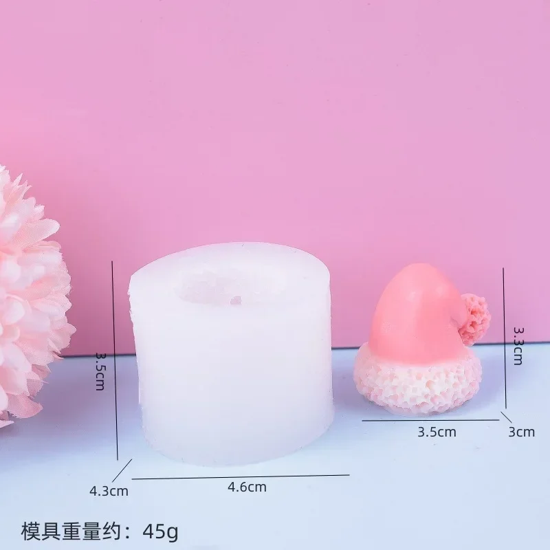 Креативная рождественская шляпа свеча силиконовая форма сделай сам