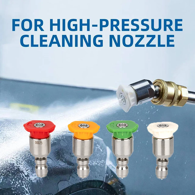 Вращающаяся на 360 ° насадка для мойки высокого давления насадки распыления 1/4