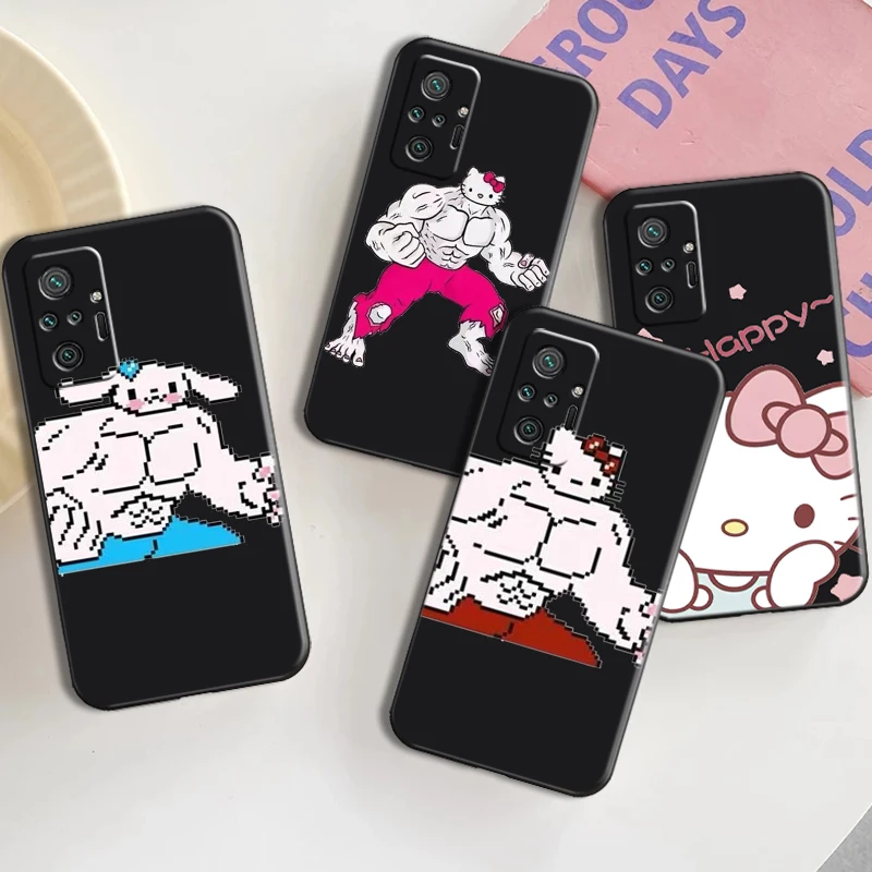 

Hello Kitty TAKARA TOMY Phone Case For Xiaomi Redmi Note 9 7 7A 9T 9A 9C 9S 9 8 Pro 8T 8 2021 5G Funda Carcasa Silicone Cover