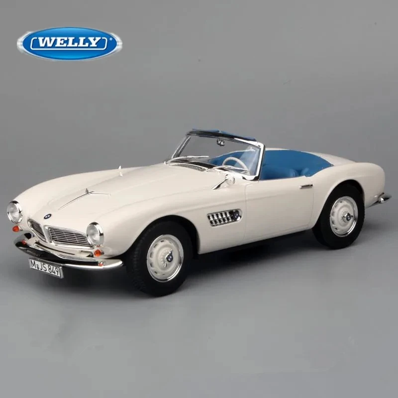 

Модель спортивного автомобиля WELLY 1:24 BMW 507, литая металлическая классическая модель автомобиля из сплава, Коллекционная модель высокой модели, подарки, игрушки для мальчиков