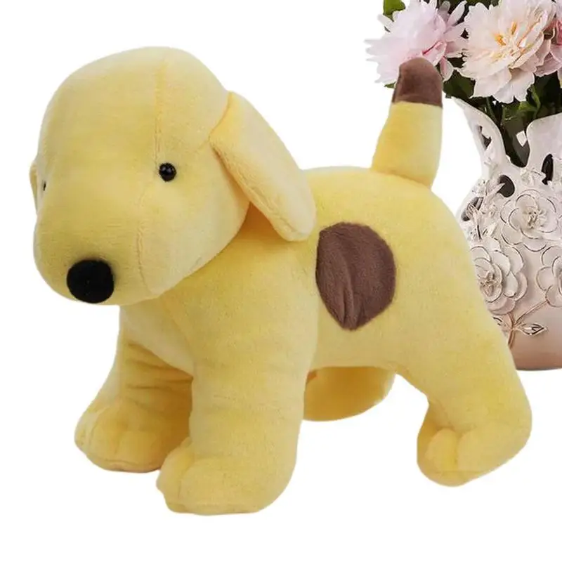 

Cute Puppy Plush Toy 22cm Standing Spotted Dog Stuffed Doll Soft Pillow Animal Stuffed Doll Room Decor Gifts For Children