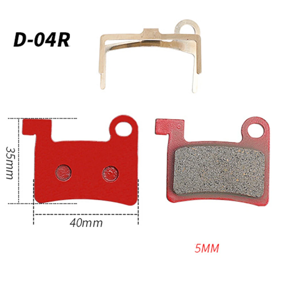 

Brand New Outdoor Disc Brake Pads Resin Heavy Off-road MTB Road Bike Mountain Bicycle Parts Red Semi-metal 1 Pair