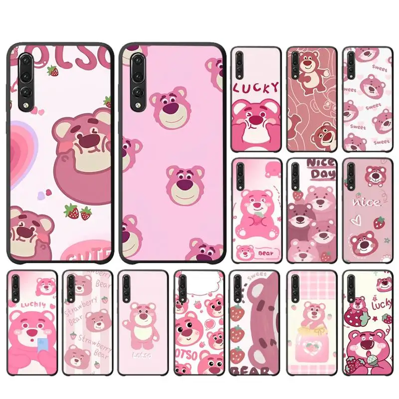 

Disney strawberry bear Phone Case for Huawei P30 40 20 10 8 9 lite pro plus Psmart2019