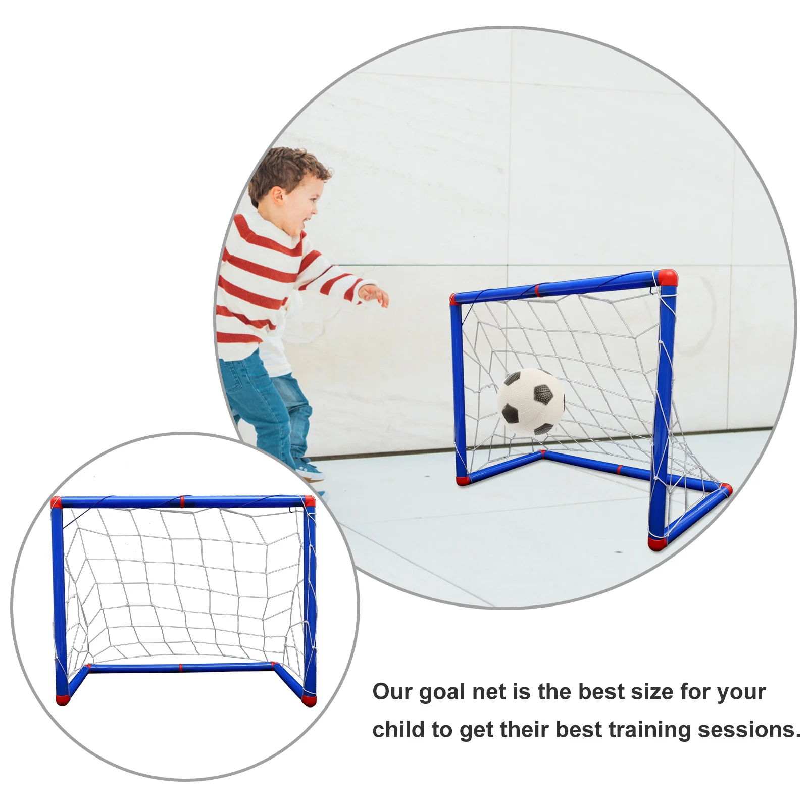 

Kids Soccer Ball Net Boys Outdoor Toys Soccer Goal Net Football Training Door Kids Sports Games Conjuntos Deportivos Para Niño