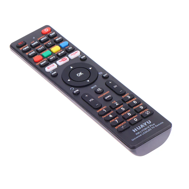 Универсальный сменный пульт дистанционного управления Remote Plus Rm l1130 x для телевизора, высококачественный прочный материал, простая установка, идеальный выбор для подарка (art.: 3920d981068c0) - 3920d981068c0