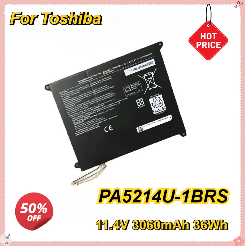 Новый аккумулятор для ноутбука PA5214U-1BRS Toshiba Portege Z20T-B Z20T-C серии WT20-B PA5214U 11 4 В 3060 мАч 36