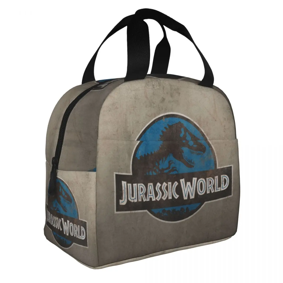Jurassic World Lunch Bento Bags Portable Aluminum Foil thickened Thermal Cloth Lunch Bag for Women Men Boy