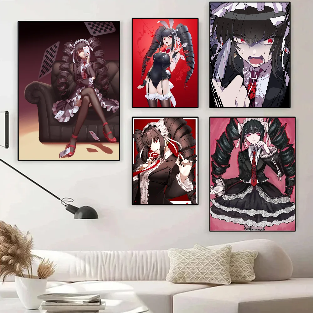 Celestia Ludenberg Danganronpa Аниме Постер Наклейка Водостойкая Самоклеящаяся