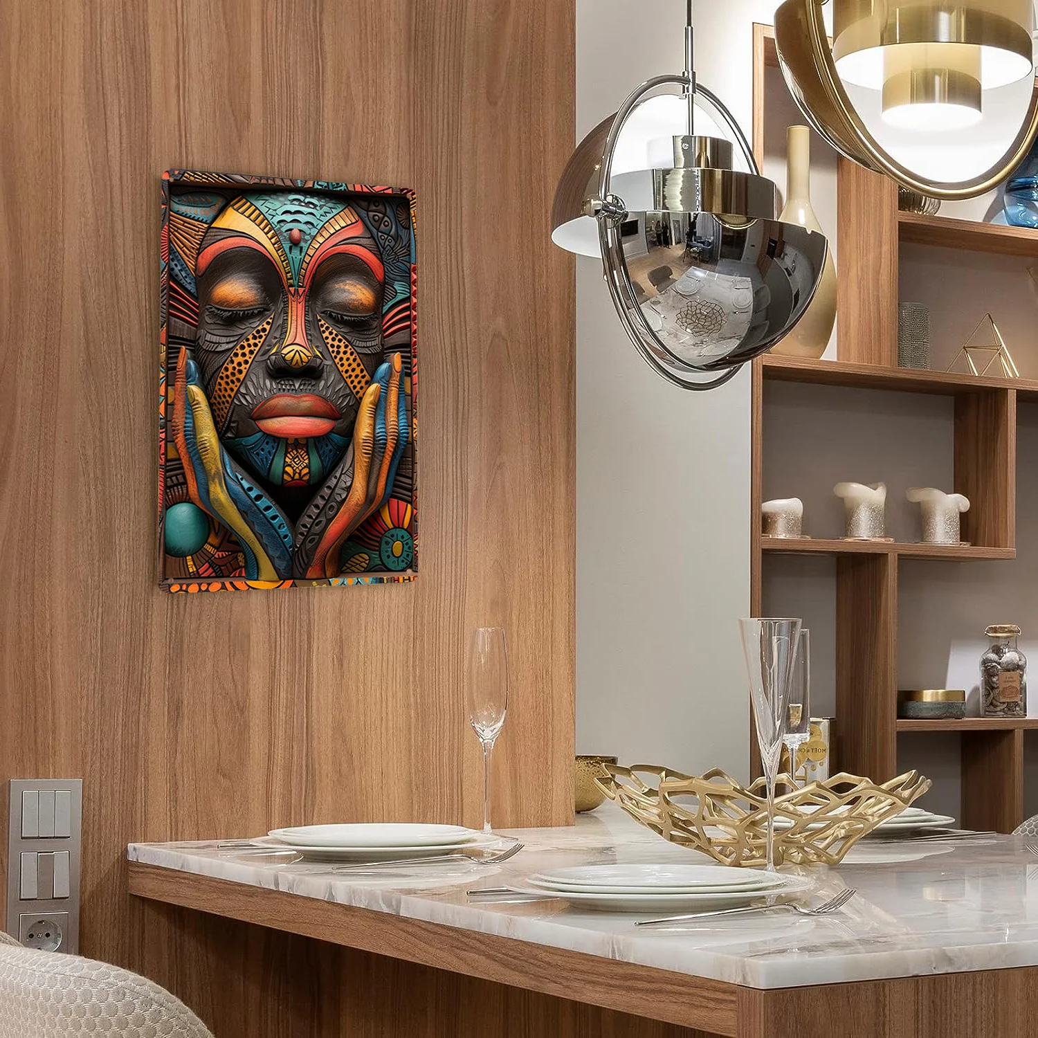 Яркие произведения искусства африканской культуры