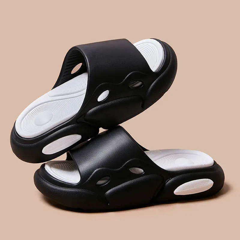 para sandały kapcie damskie letnie odkryte codzienne sportowe moda wygodne miękkie dno grube plażowe