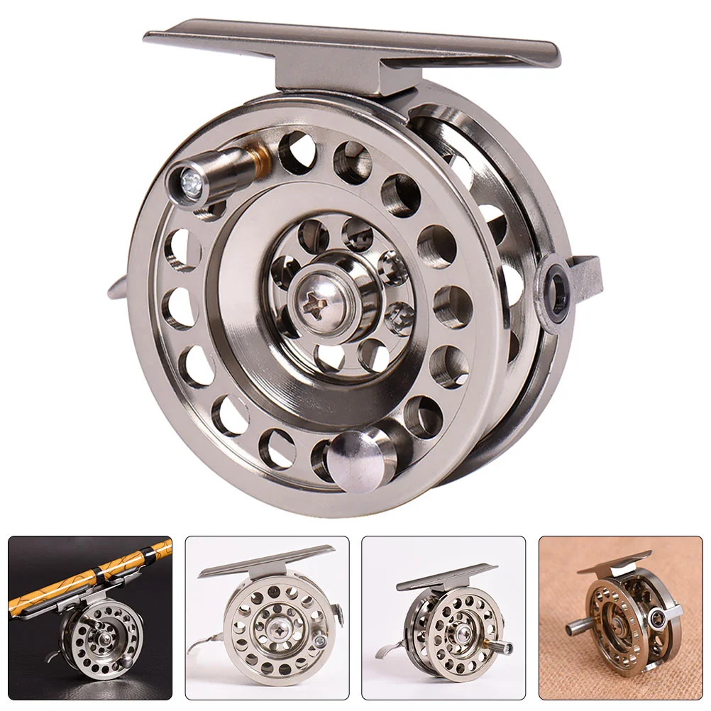 

Fly Reel Outdoor Fishing Rods Metal Pole Wheel Sea Gear Aluminum Alloy Accessories Tackle