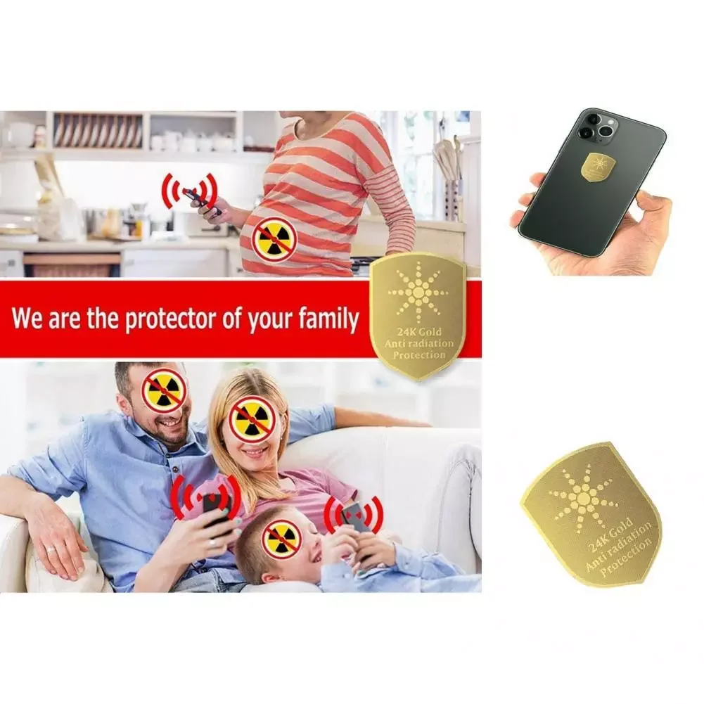 

Self-adhesive Powerful Durable Phone Protection Sticker Safe EMF Block Sticker Practical for Tablet