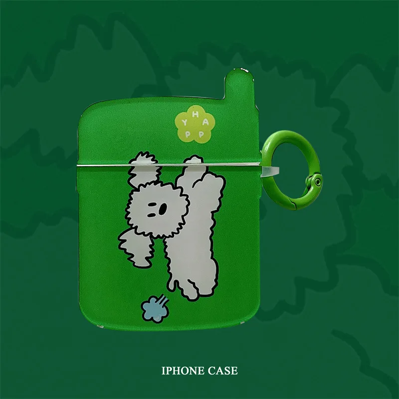 

Fashion Cartoon Cute Animal Dog Case for Apple AirPods 1 2 3 Pro Cases Cover IPhone Bluetooth Earbuds Earphone Air Pod Pods Case