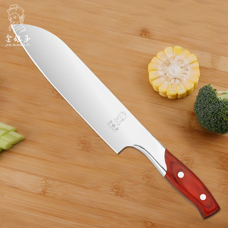 6.5 Inch Santoku Knife Stainless Steel Kitchen Chef Knife 4cr13 High Hardness Cooking Knives Japanese Kitchen Slicing Meat Knife
