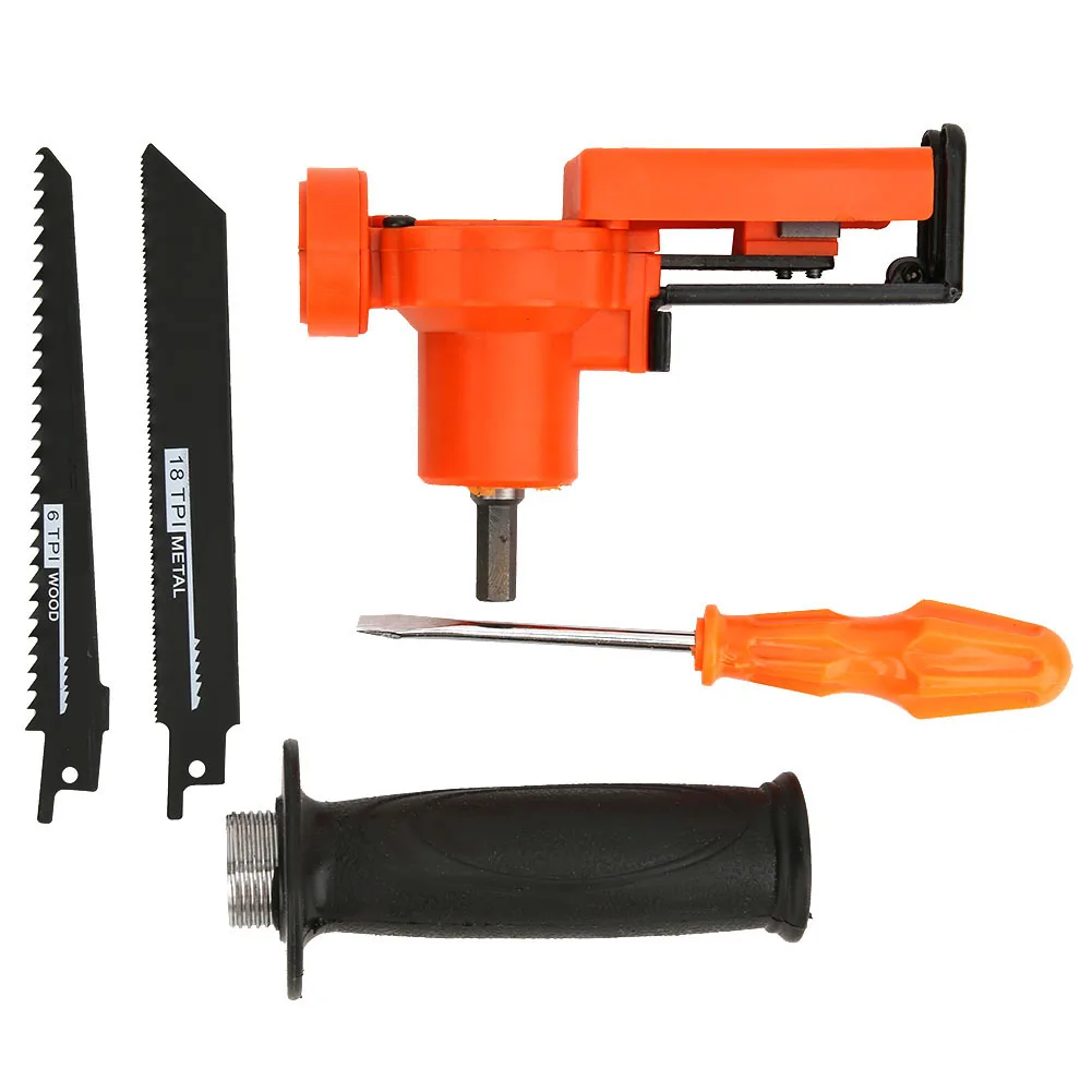 

Reciprocating Saw Attachment Adapter Change Electric Drill into Saw for Wood Metal PVC Cutting Electric Drill to Reciprocating
