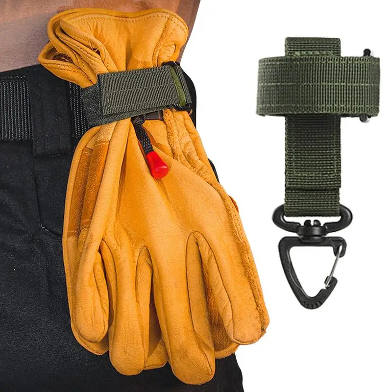

1Pc Multifunctional Nylon Glove Hook Safety Clip Outdoor Tacticals Gloves Climbing Rope Anti-lost Camping Buckle Glove Clips