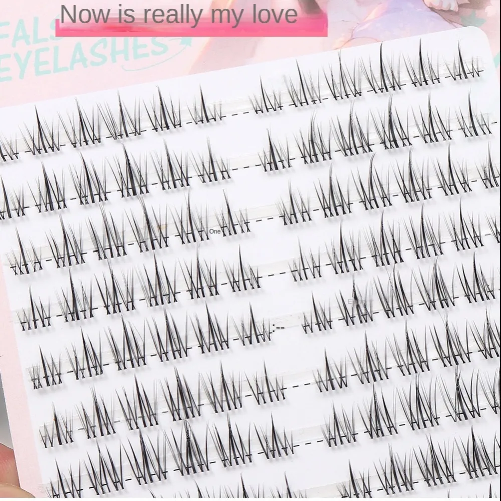 10-разрядные 3D накладные ресницы нет необходимости в клею ультра-звуки