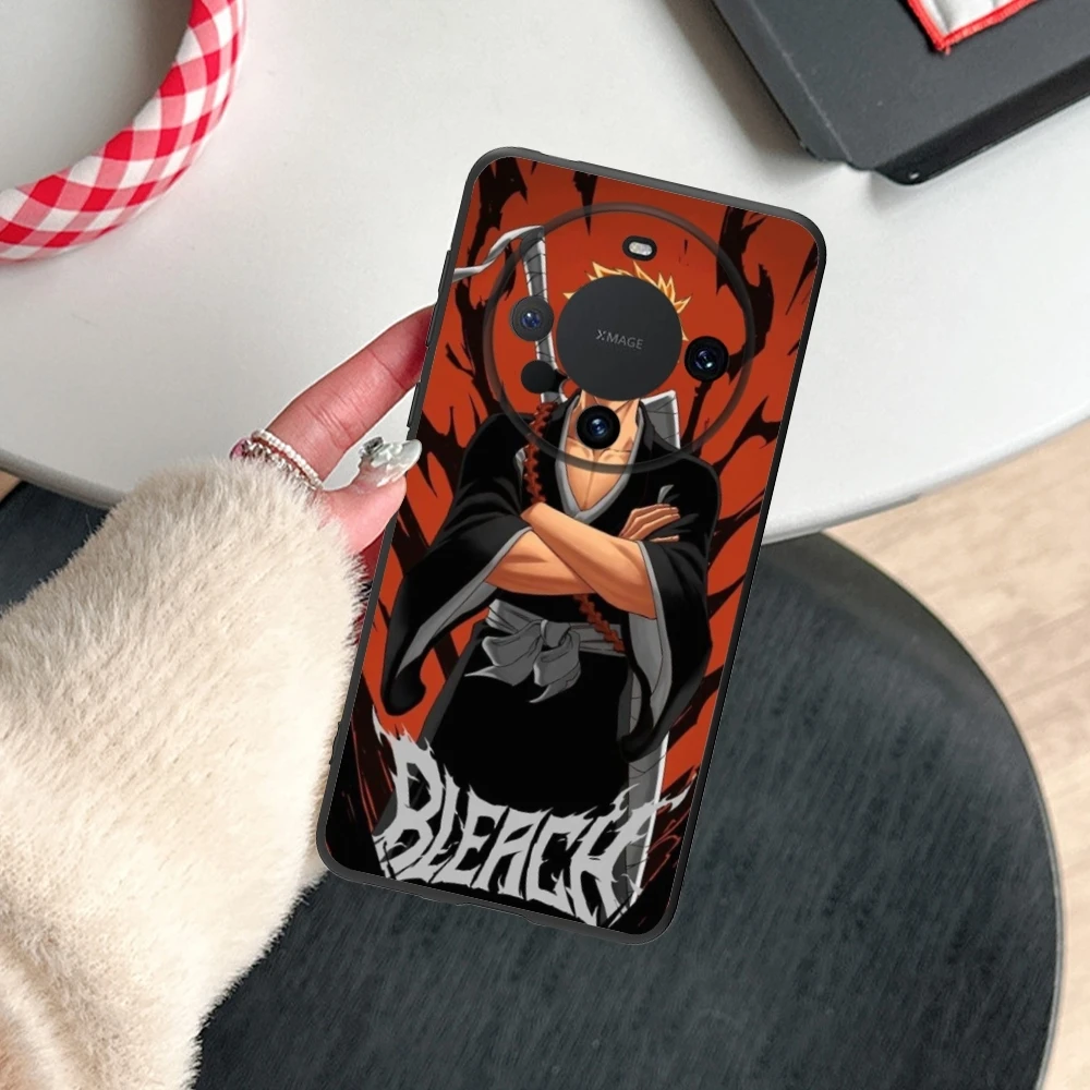 Чехол для мобильного телефона отбеливатель Ichigo Huawei Mate 60 50 40 30 20 10 Pro Plus Lite E 5G черный