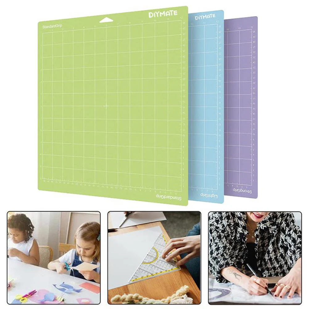 

1PC Cutting Mat Adhesive PVC Durable Engraving Machine Base Plate Cutting Mat DIY Engraving Mat Pad For Cutting Plotter Maker