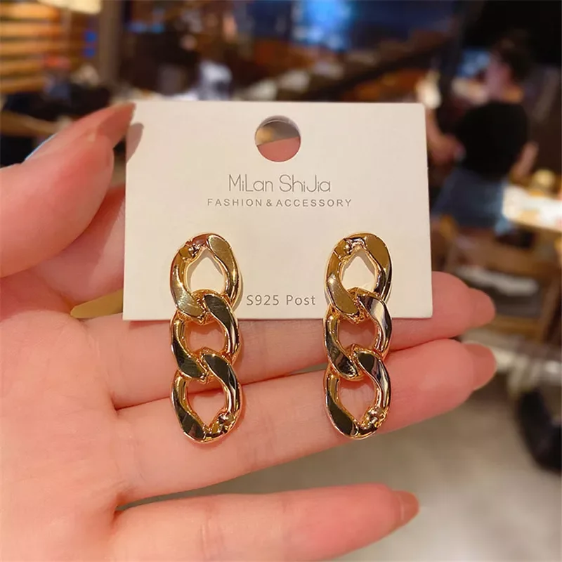 

Tassels Chain Earring Unusual Earrings Fashion Drop Earrings 2021 Long Chain Earrings For Women Female Jewelry