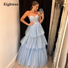 Платье вечернее в несколько рядов, ТРАПЕЦИЕВИДНОЕ, без рукавов, 2022