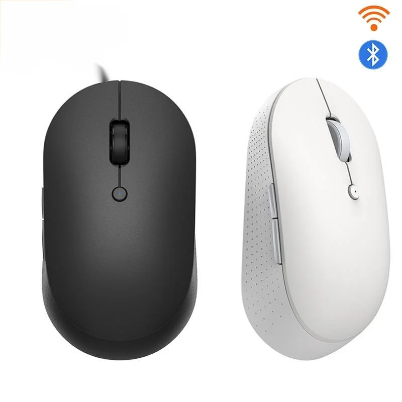 

Беспроводная мышь, бесшумная Двухрежимная мышь, эргономичная, Bluetooth, Боковая клавиша USB, ноутбук