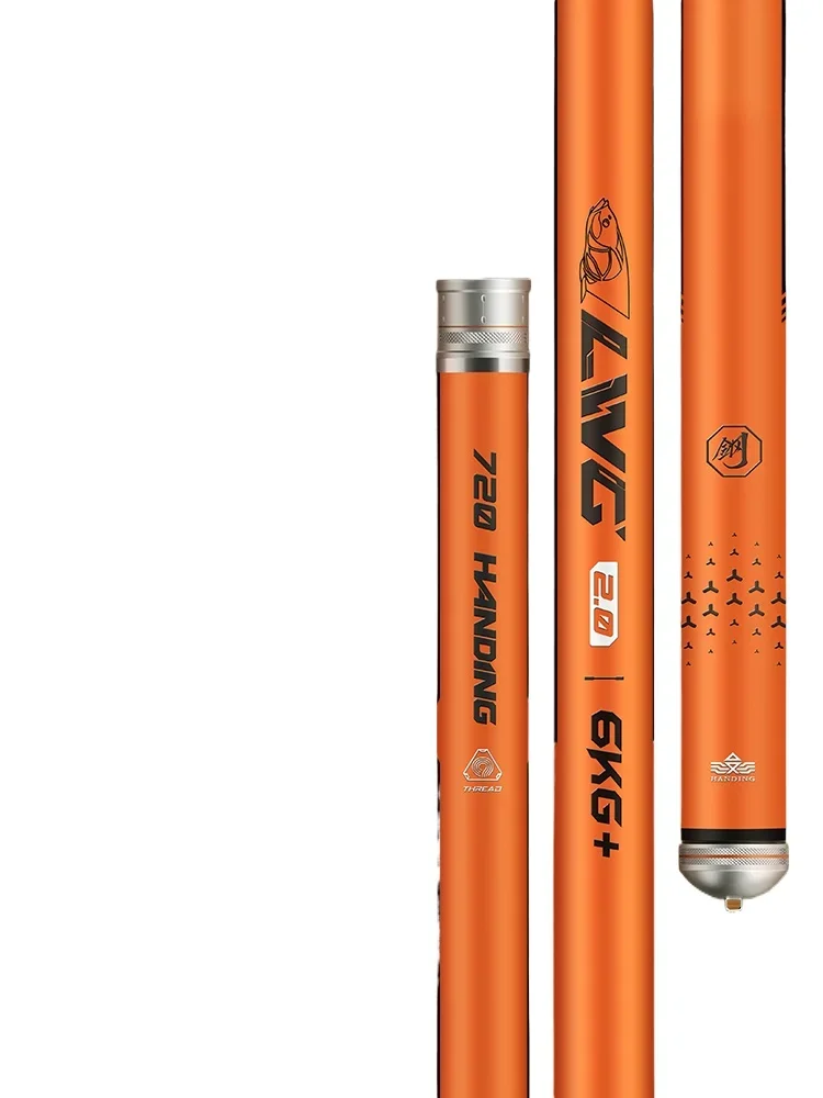 HANDING Высокоуглеродистая сверхлегкая мощная ручная удочка 3 6–11 м Сверхтвердая