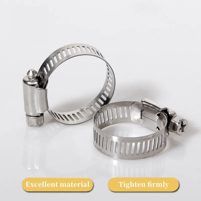 Регулируемая винтовая лента из нержавеющей стали хомуты для шлангов