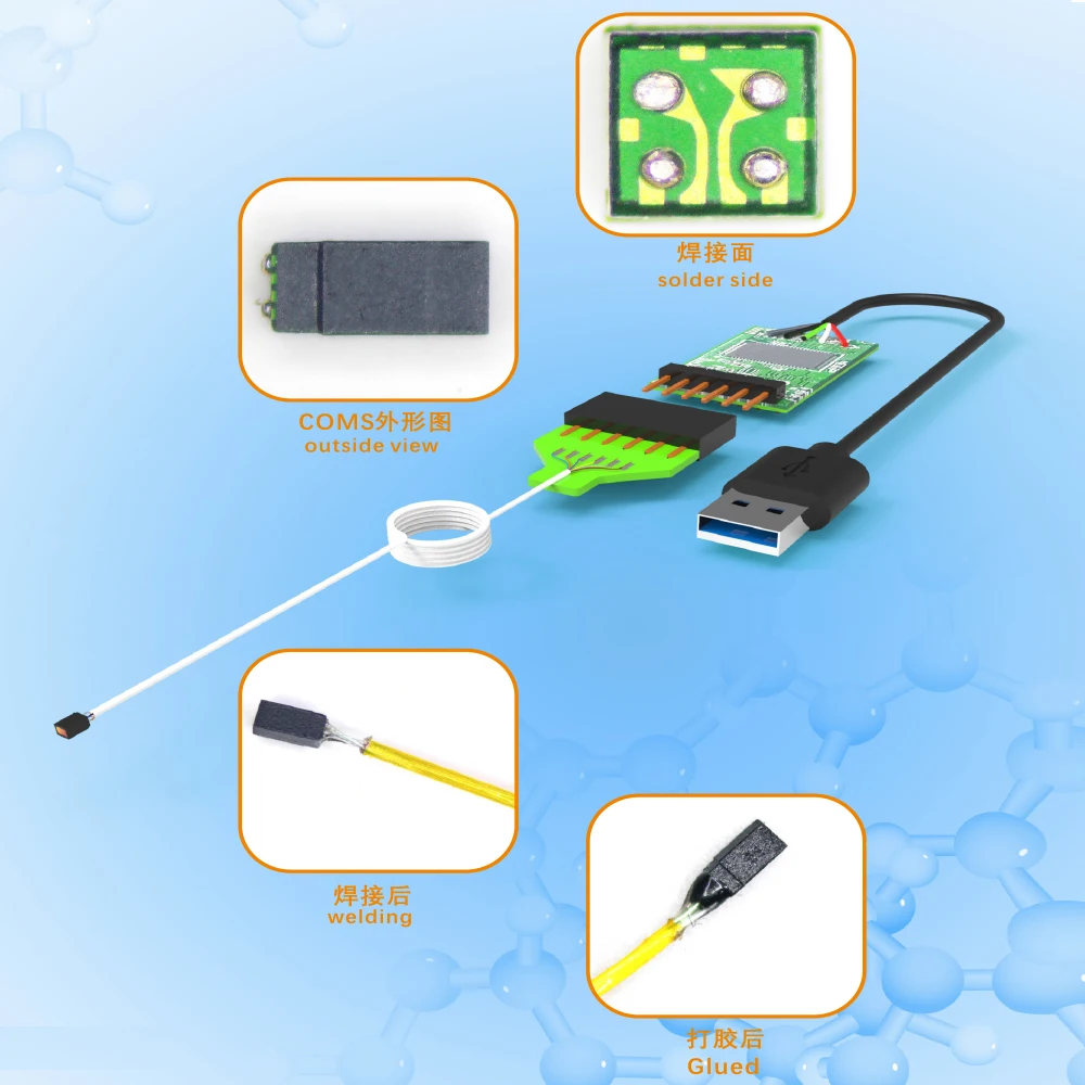 Модуль медицинской эндоскопической камеры специального решения OV6946 OV6948 OV9734